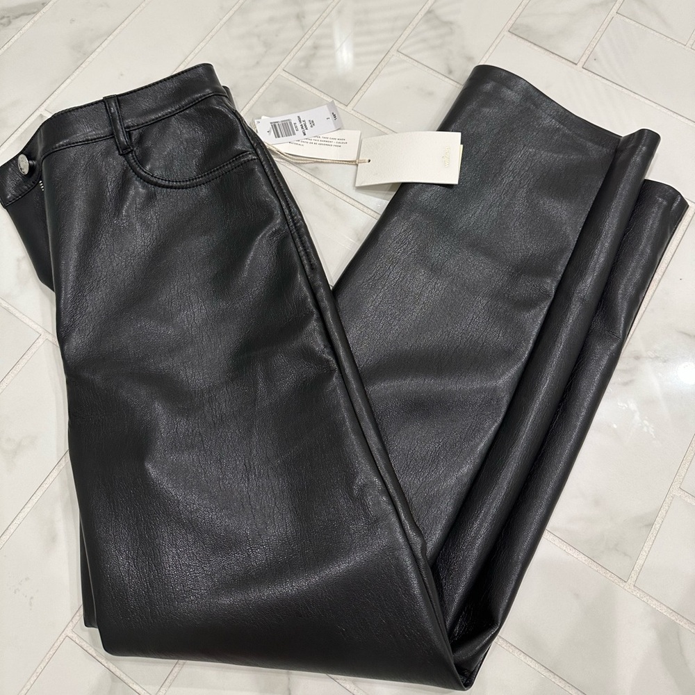 Brand New Wilfred Aritzia Vegan Leather Pants
